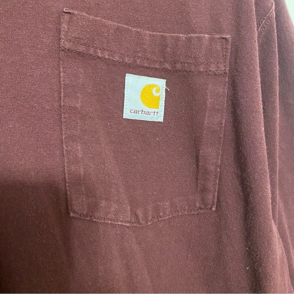 Carhartt Brown Long Sleeve Shirt L - Picture 4 of 4